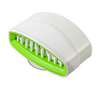 3-in-1 Suction Cup Kitchen Cleaning Brush – Perfect for Fruit, Vegetables & Cutlery