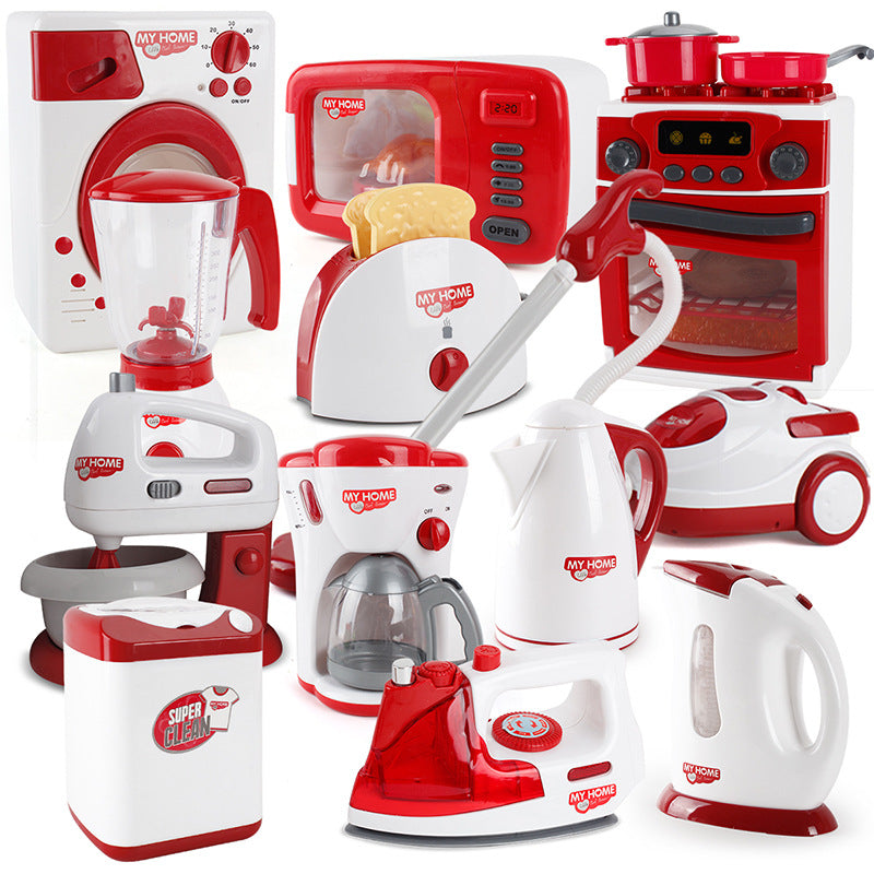 Deluxe Kids' Kitchen Playset – Realistic Mini Home Appliances & Utensils Kit