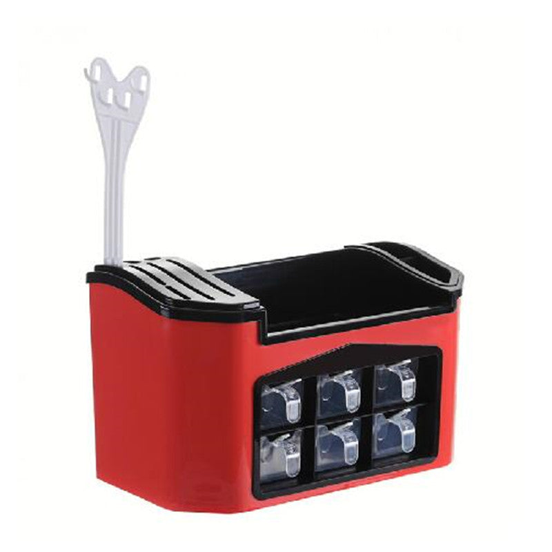 Ultimate Countertop Kitchen Station – Integrated Spice Box and Utensil Caddy
