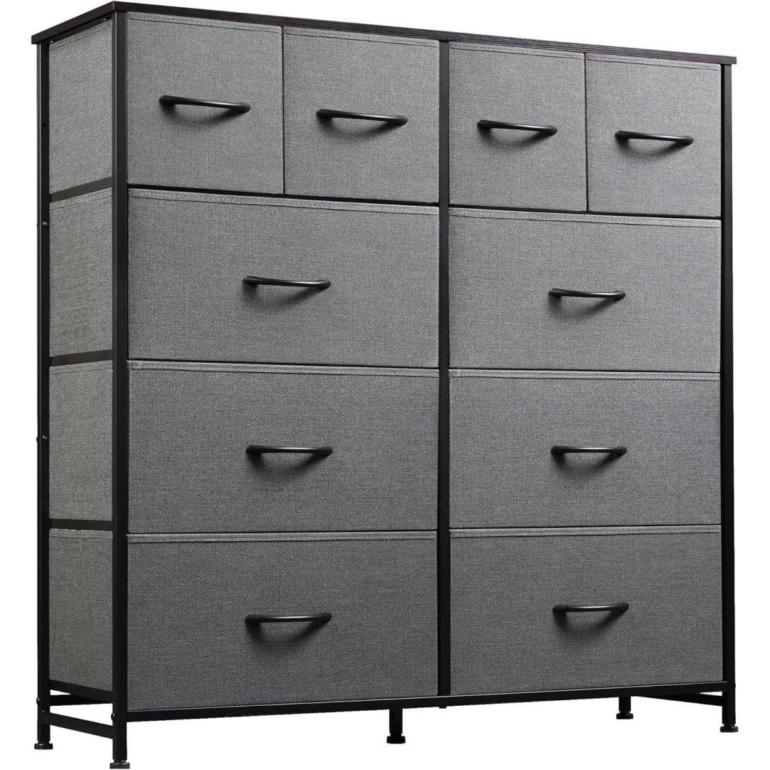 A Fabric Storage Cabinet With 10 Drawers, Used For Storage And Organization, Bedroom Storage Cabinet