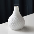 Nordic Style White Ceramic Vase Set – Modern Minimalist Decorative Flower Vases