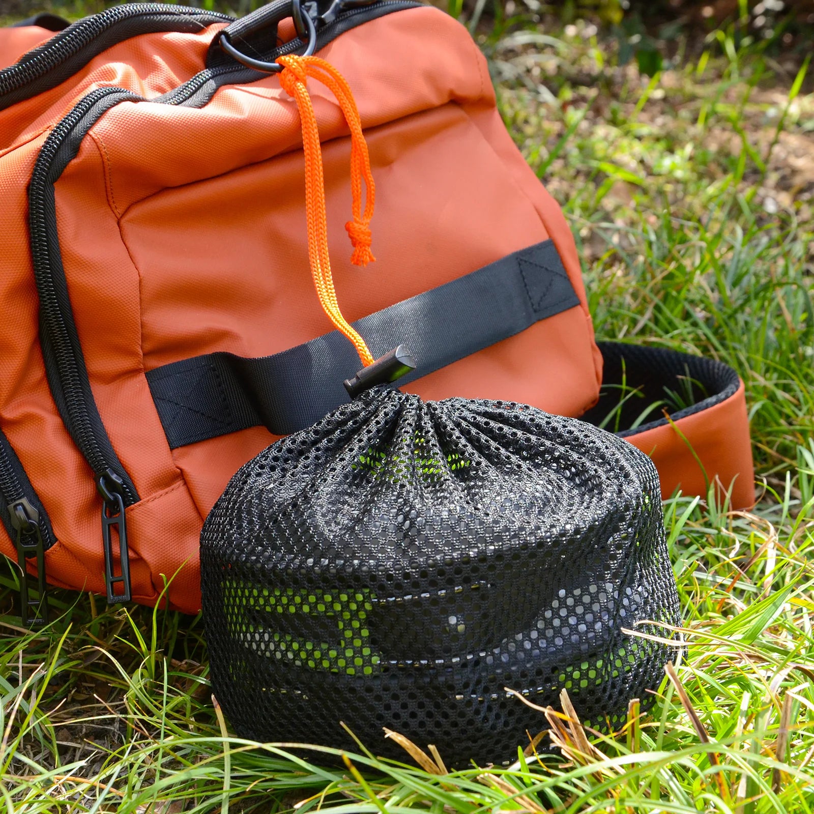 2022  Hot Product Outdoor 1-2 Person Portable Camping and Hiking Backpacking Cookware Set Outdoor Survival Emergency Kit