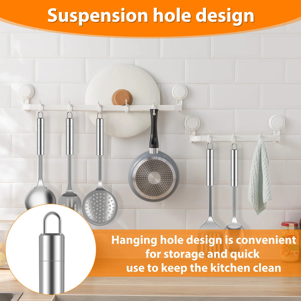 Premium 5-Piece Stainless Steel Kitchen Utensils Set – Heat-Resistant & Durable Cooking Tools