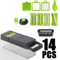 Household Multi-function Chopper Slicing Shredding And Dicing Fast Chopper 14/16-Piece Set Chopper Is Suitable For The Kitchen