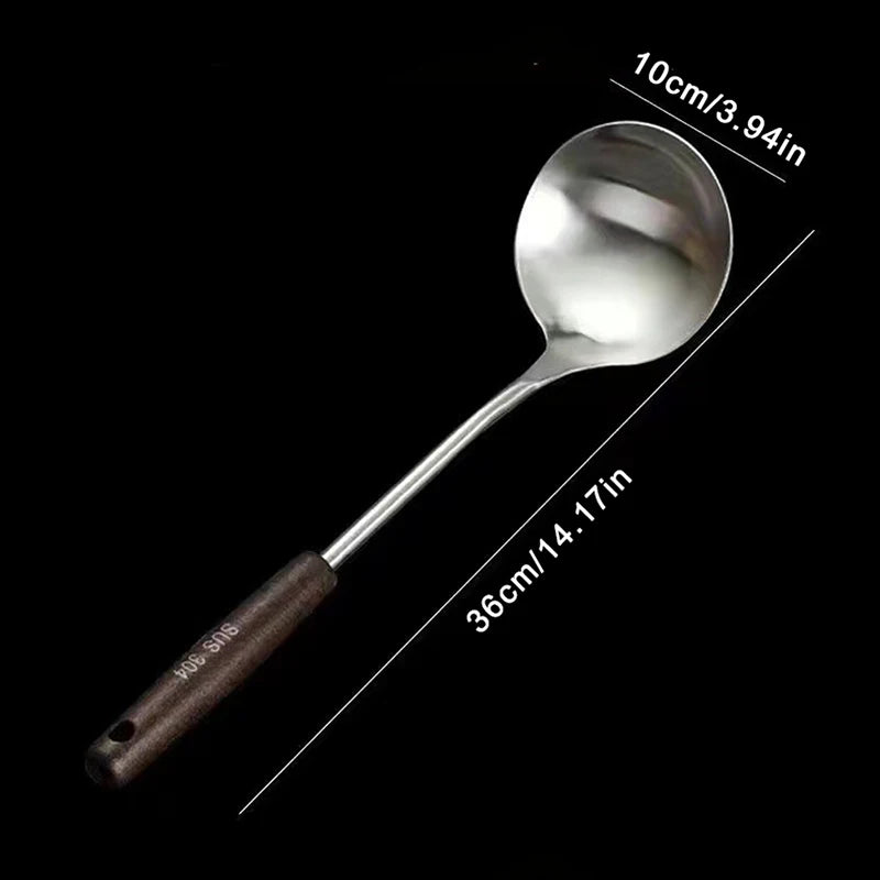 Kitchen Utensils Wok Spatula Iron And Ladle Tool Set Spatula