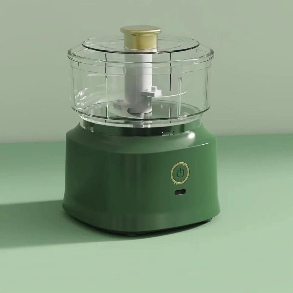 Mini Meat Grinder Electric Garlic Masher Multifunctional Kitchen Wireless Food Stir Shredder Baby Auxiliary Food Machine 350ml
