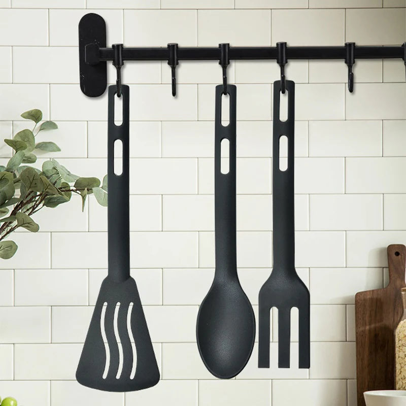Premium 3-Piece Non-Stick Nylon Kitchen Utensil Set – Heat-Resistant Spatula & Spoon Kit