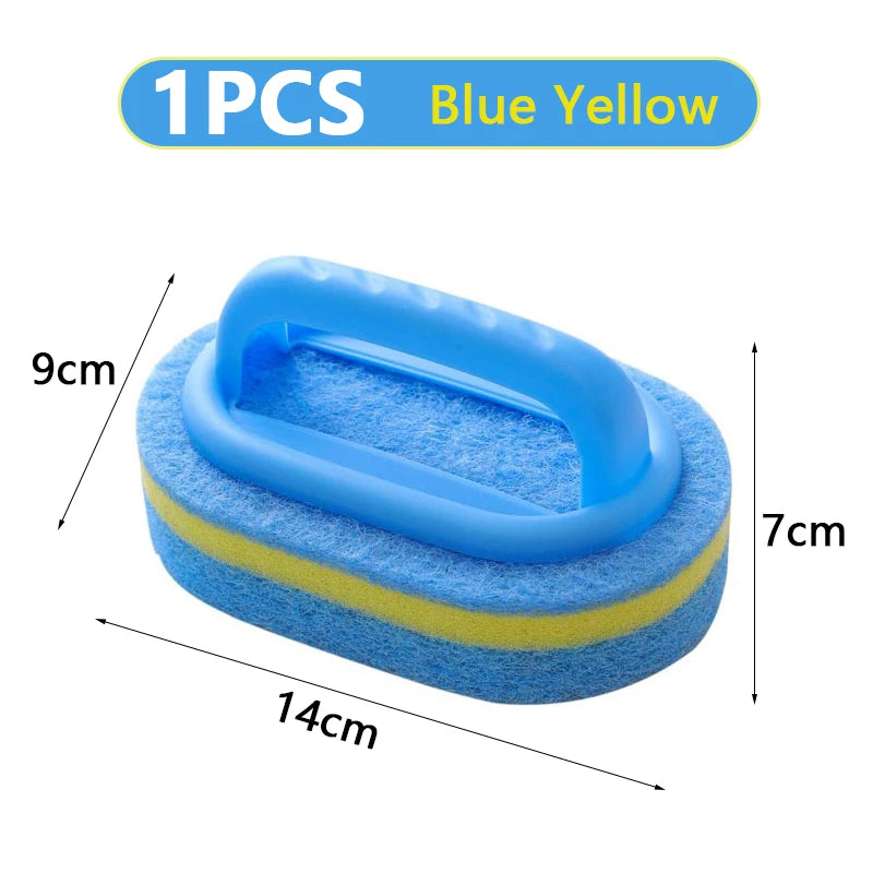 Multipurpose Kitchen Cleaning Brush – Ergonomic Handheld Scrubbing Sponge for Dishes & Surfaces